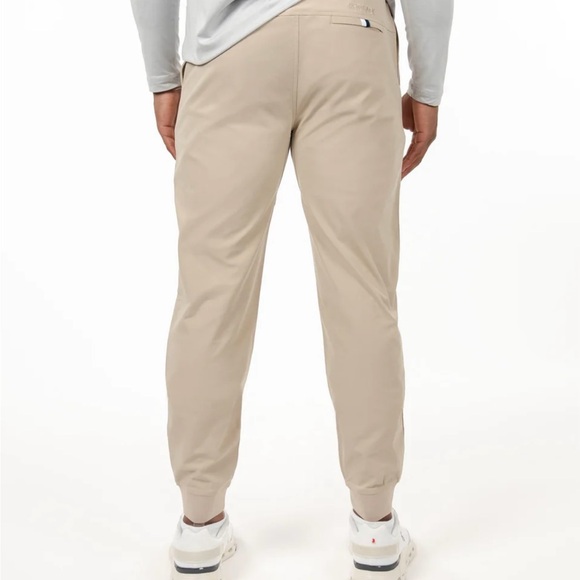 Rhoback Men's Delta Performance Joggers in Khaki NWOT Size Medium - Picture 2 of 9